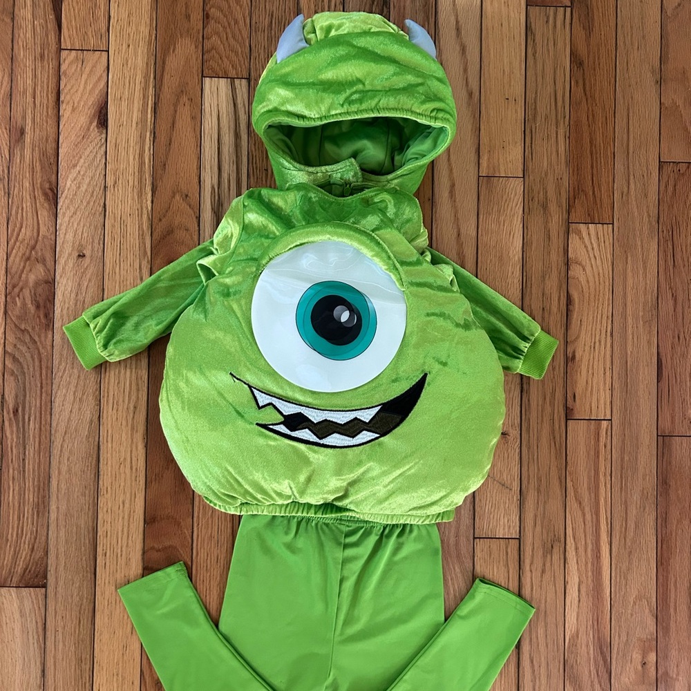 Disney Monsters Inc Mike Wazowski Halloween Costume